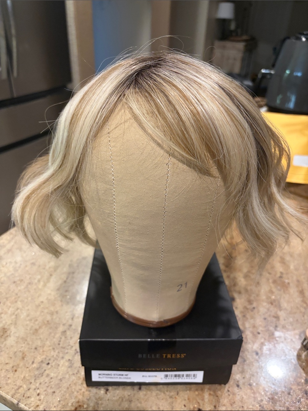 Belle Tress Morning Storm Wig Butterbeer Blonde